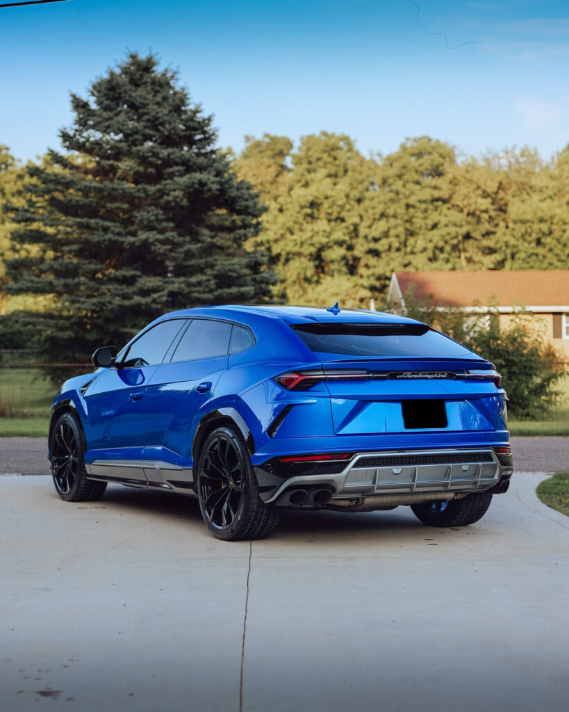 2021 Lamborghini Urus Auto Detailing and Ceramic Coating - Driver Rear Half Far 1