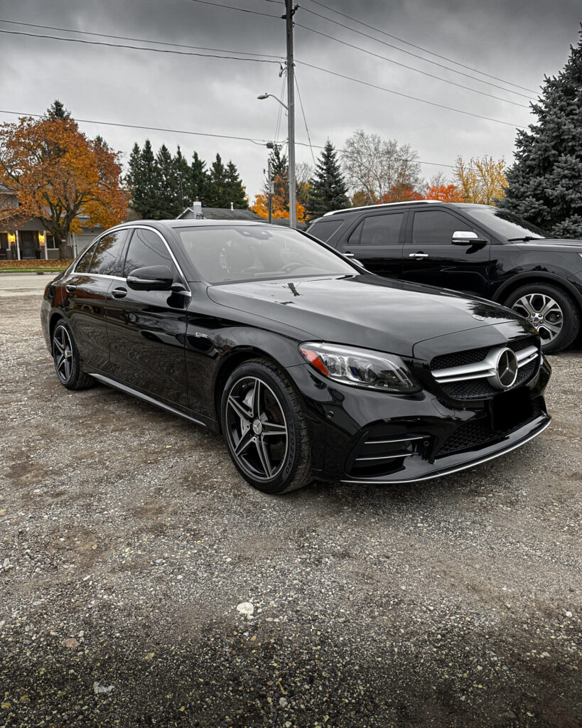 Black 2018 Mercedes S550 - Front Passenger Far