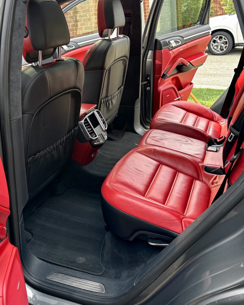 Grey 2020 Porsche Cayenne GTS - AFTER Driver Rear Interior