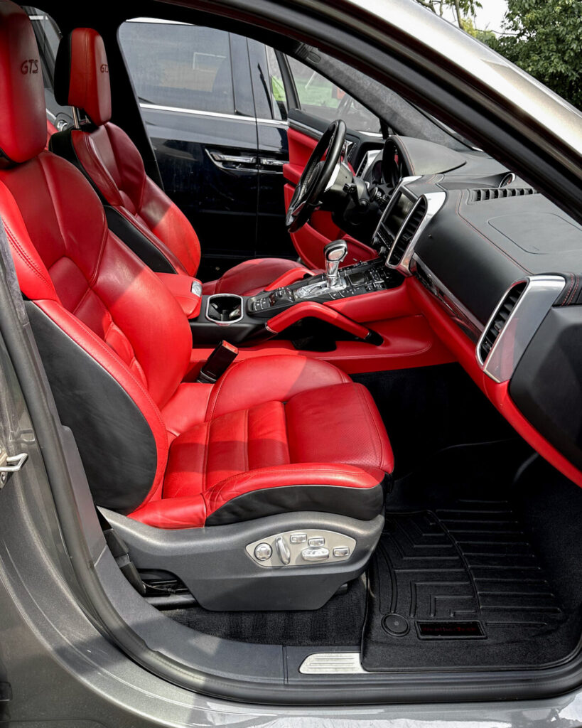 Grey 2020 Porsche Cayenne GTS - AFTER Passenger Interior